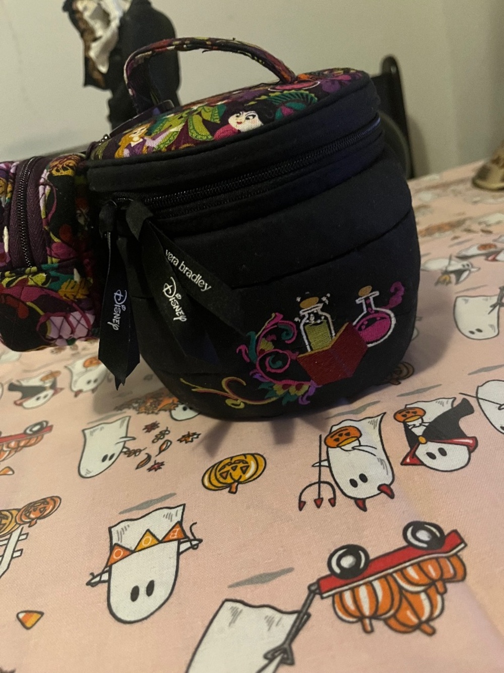 Hocus Pocus Vera Bradley Cauldron Cosmetic Bag with Air pod holder
